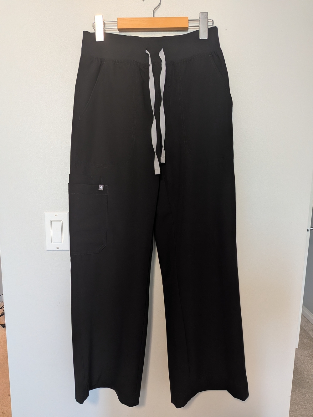 FIGS Isabel High-waisted Wide-leg Scrub Pants